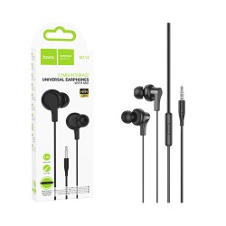 Hoco Wired Earphones M114 Jia with Microphone 3.5MM 1.2m Black Hoco Wired Earphones M114 Jia with Microphone 3.5MM 1.2m Black